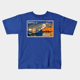 Welcome to Dunedin... Now go Home! Kids T-Shirt